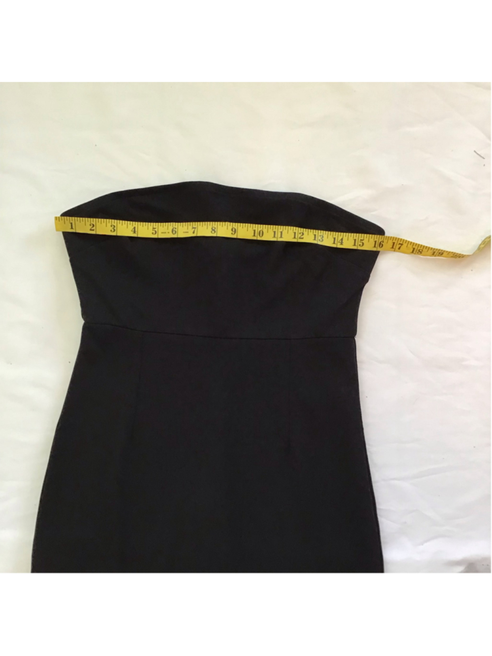 NWT- JLCNCUE Women's Elegant Sexy Strapless Black Midi Dress Size M - Picture 8 of 11